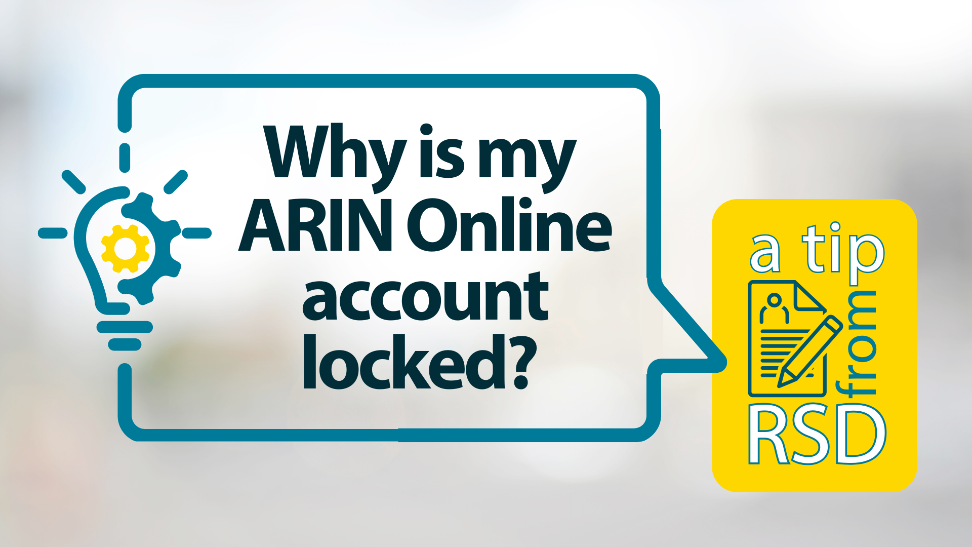 Why Is My ARIN Online Account Locked?